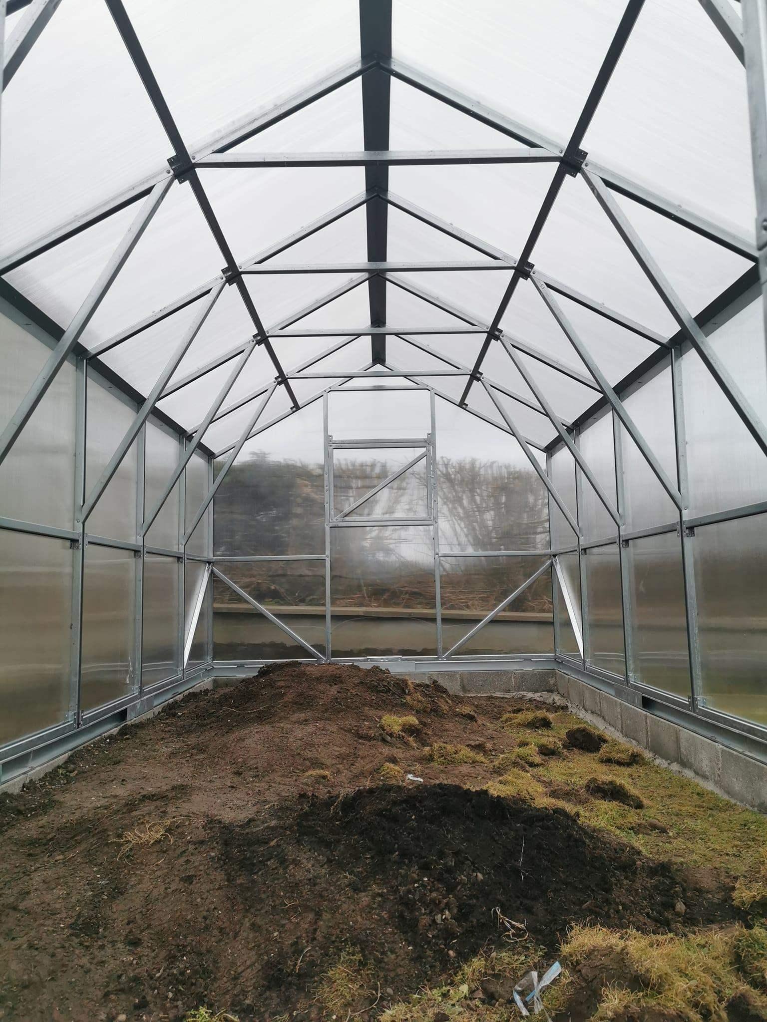 THE VICTORIA - POLYCARBONATE GREENHOUSE 3X6M (9.8FT X 19.6FT) 18 M² - Keane Gardens
