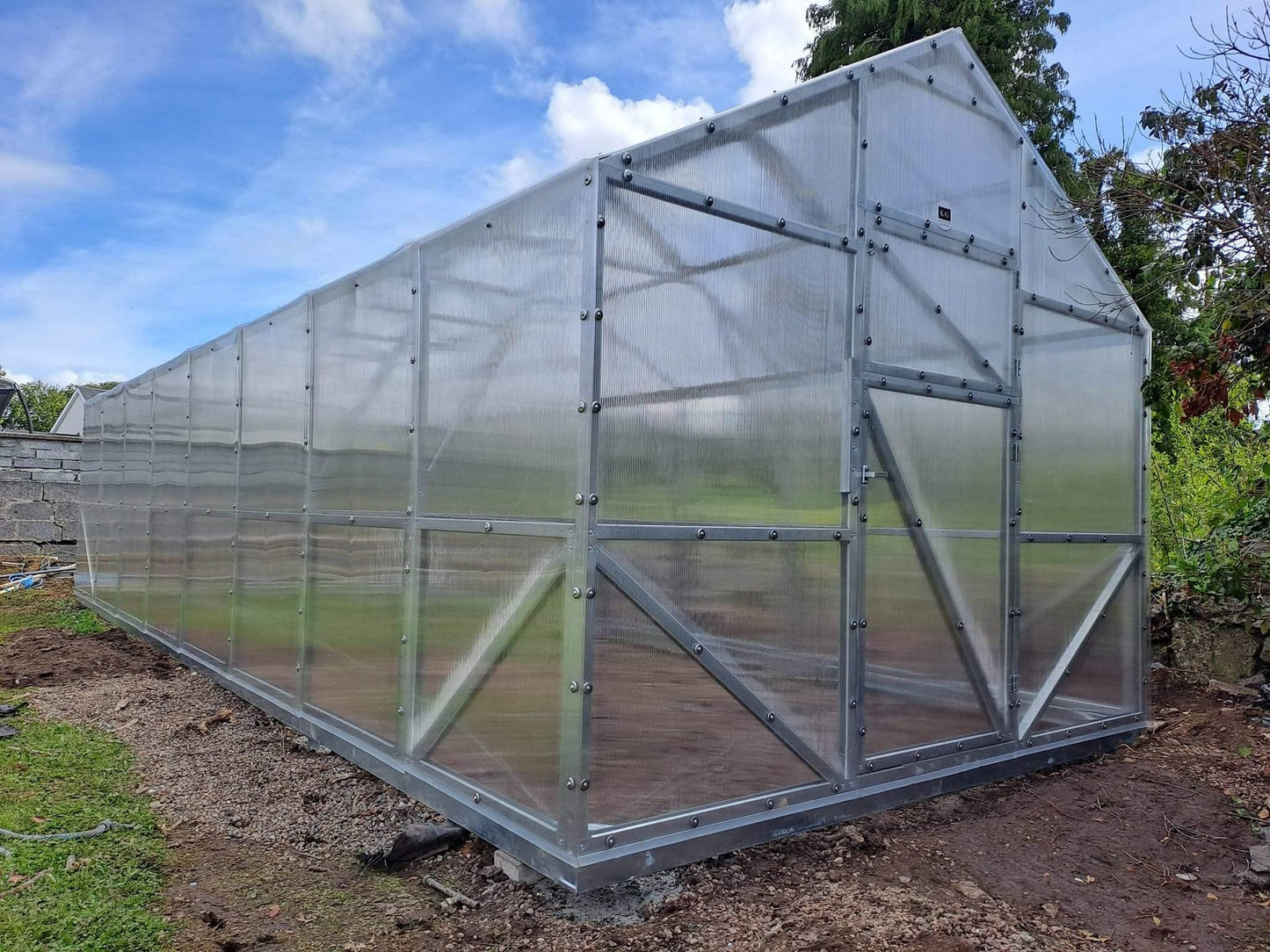 THE VICTORIA - POLYCARBONATE GREENHOUSE 3X8M (9.8FT X 26FT) 24 M² - Keane Gardens