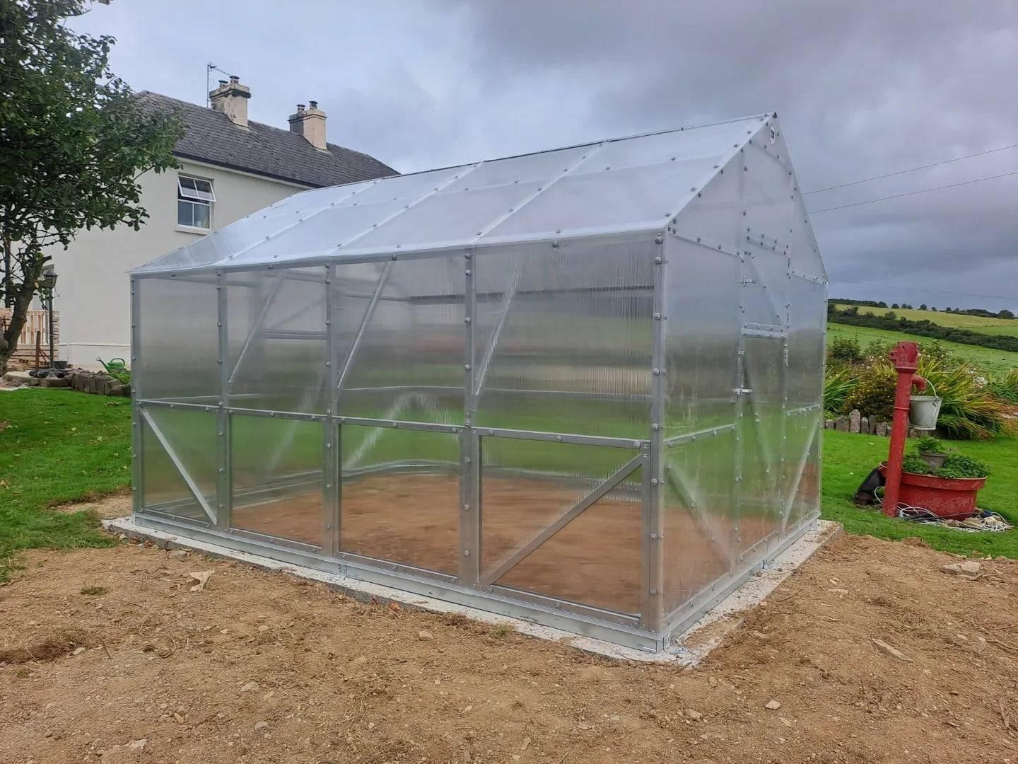 THE VICTORIA - POLYCARBONATE GREENHOUSE 3X4M (9.8FT X 13FT) 12M² - Keane Gardens
