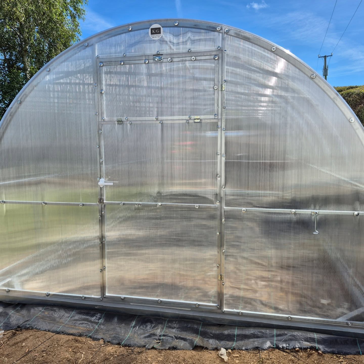 THE CLASSIC - POLYCARBONATE GREENHOUSE 3M X 6M (9.8FT X 19.6FT) 18 M²