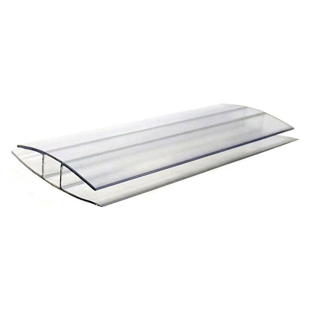 POLYCARBONATE JOINER 16MM H PROFILE 2M TRANSPARENT - Keane Gardens