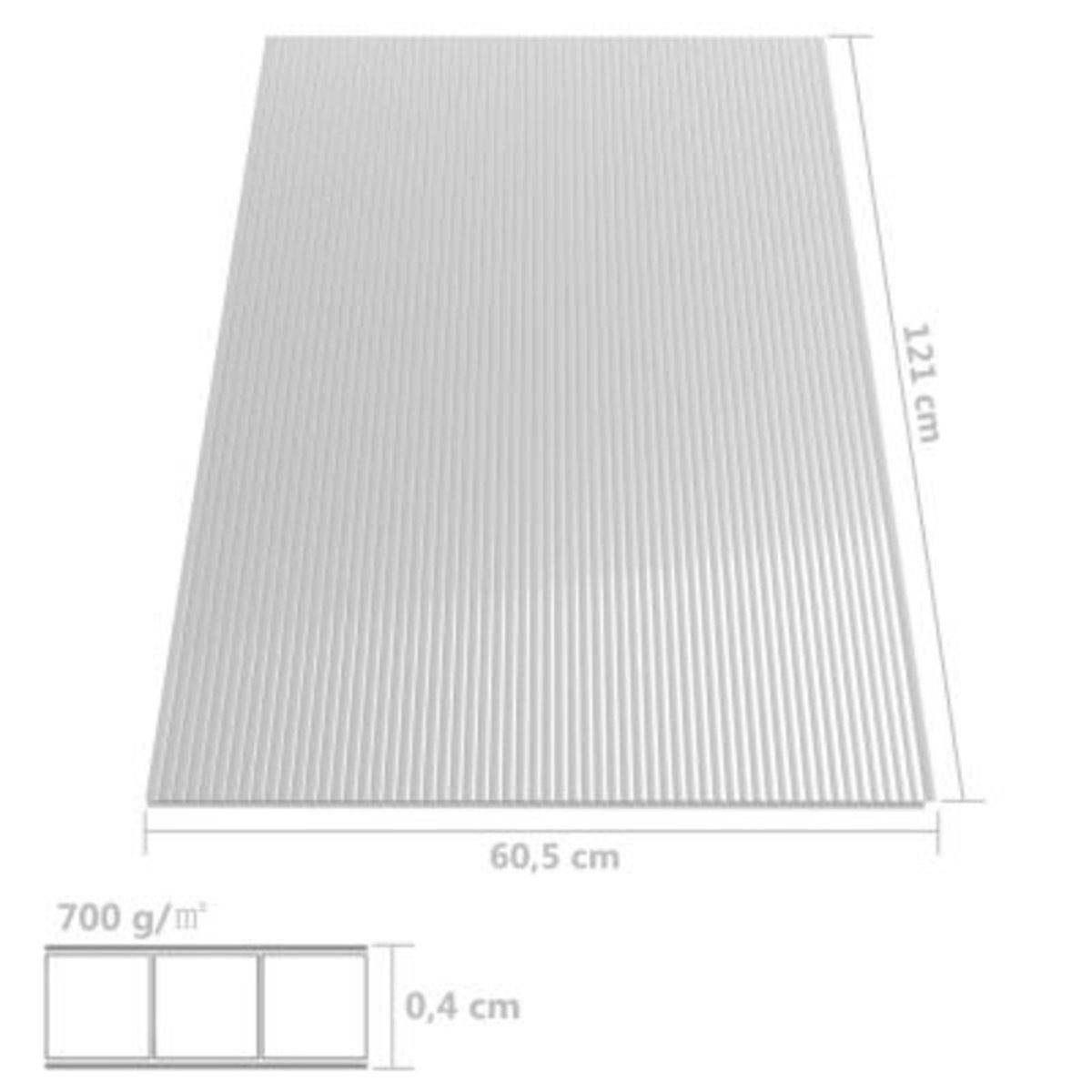 POLYCARBONATE GREENHOUSE SHEETS 4MM 60.5CM X 121CM 14PCS - Keane Gardens