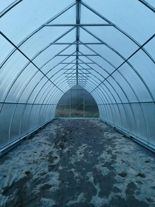 THE ARIANA - POLYCARBONATE GREENHOUSE 3M X 10M (9.8FT X 33FT)  30M²