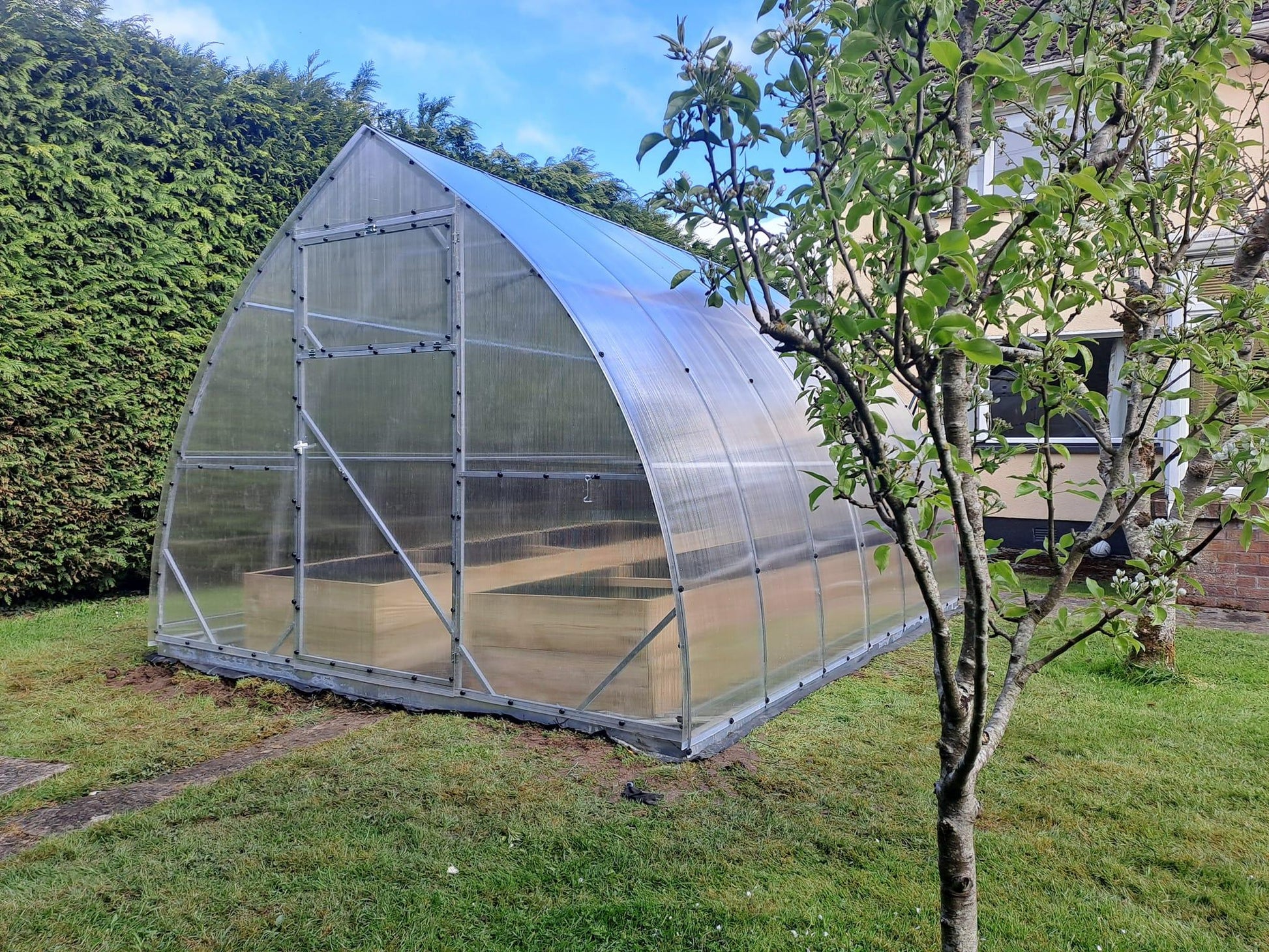 THE ARIANA - POLYCARBONATE GREENHOUSE 3M X 4M (9.8FT X 13FT) 12M² - Keane Gardens