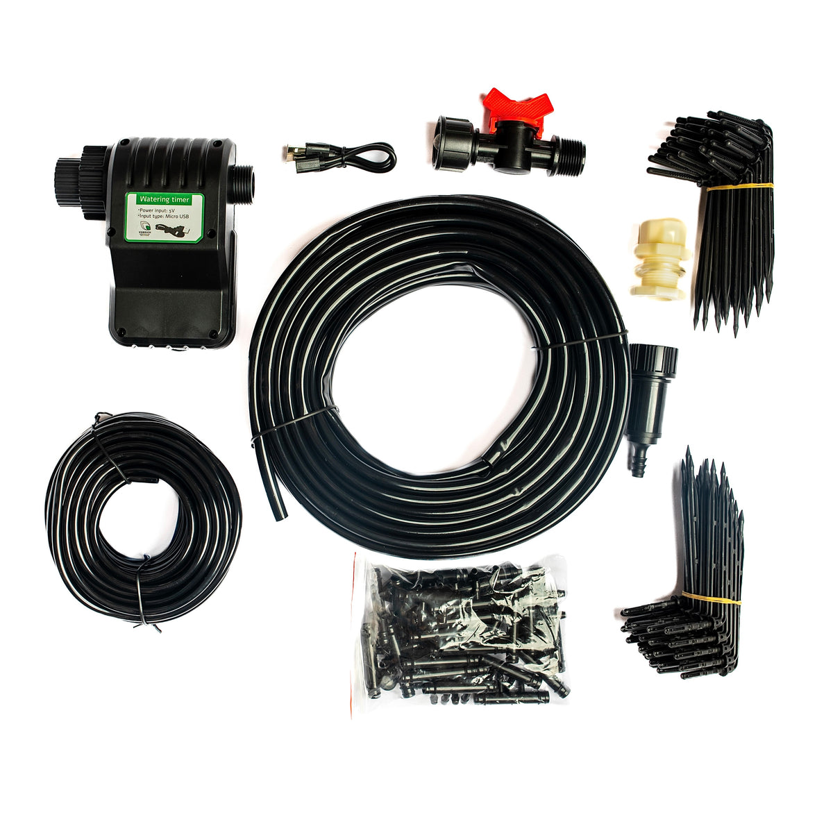 Vordich Drip Irrigation System 60 Plant With Timer
