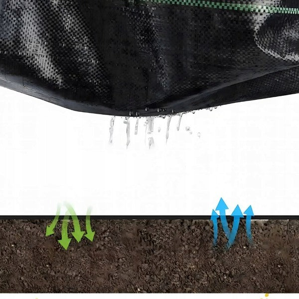 Heavy Duty Weed Control Membrane 1.6m x 50m – 90gsm Weed Barrier Fabric