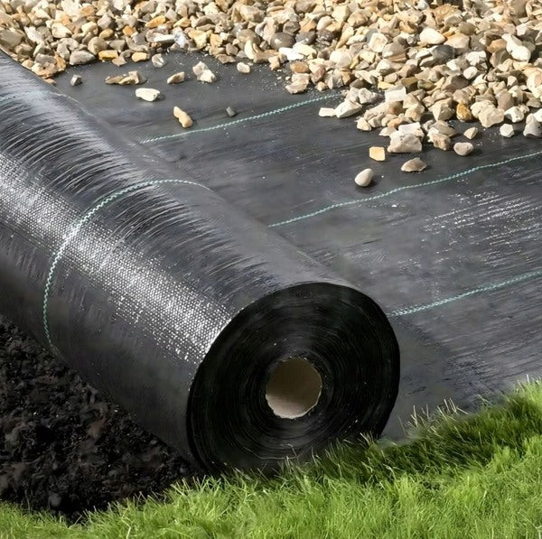 Heavy Duty Weed Control Membrane 1.6m x 50m – 90gsm Weed Barrier Fabric