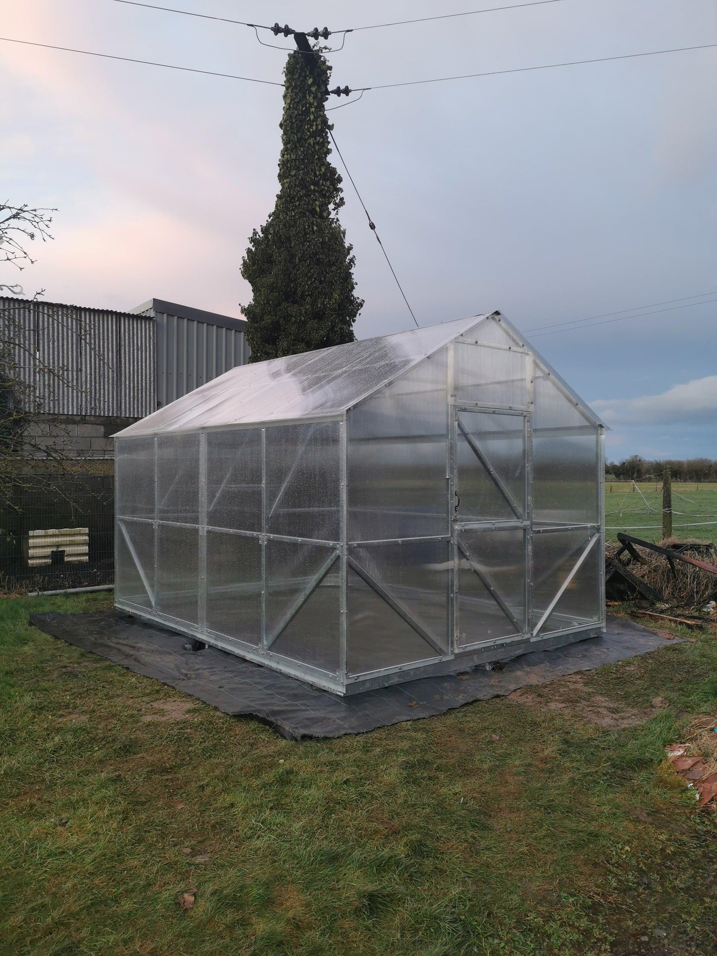 THE VICTORIA - POLYCARBONATE GREENHOUSE 3X10M (9.8FT X 33FT) 30M² - Keane Gardens