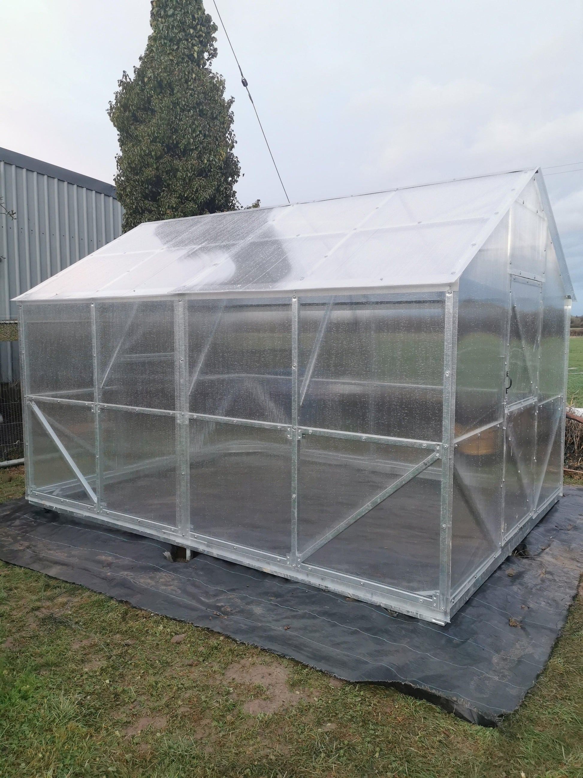 THE VICTORIA - POLYCARBONATE GREENHOUSE 3X4M (9.8FT X 13FT) 12M² - Keane Gardens